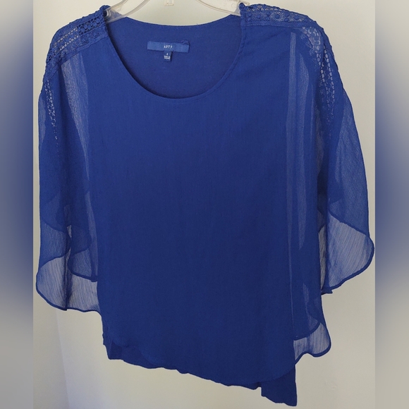 Apt 9 Layered Flowy Short Sleeve Top - Picture 3 of 6